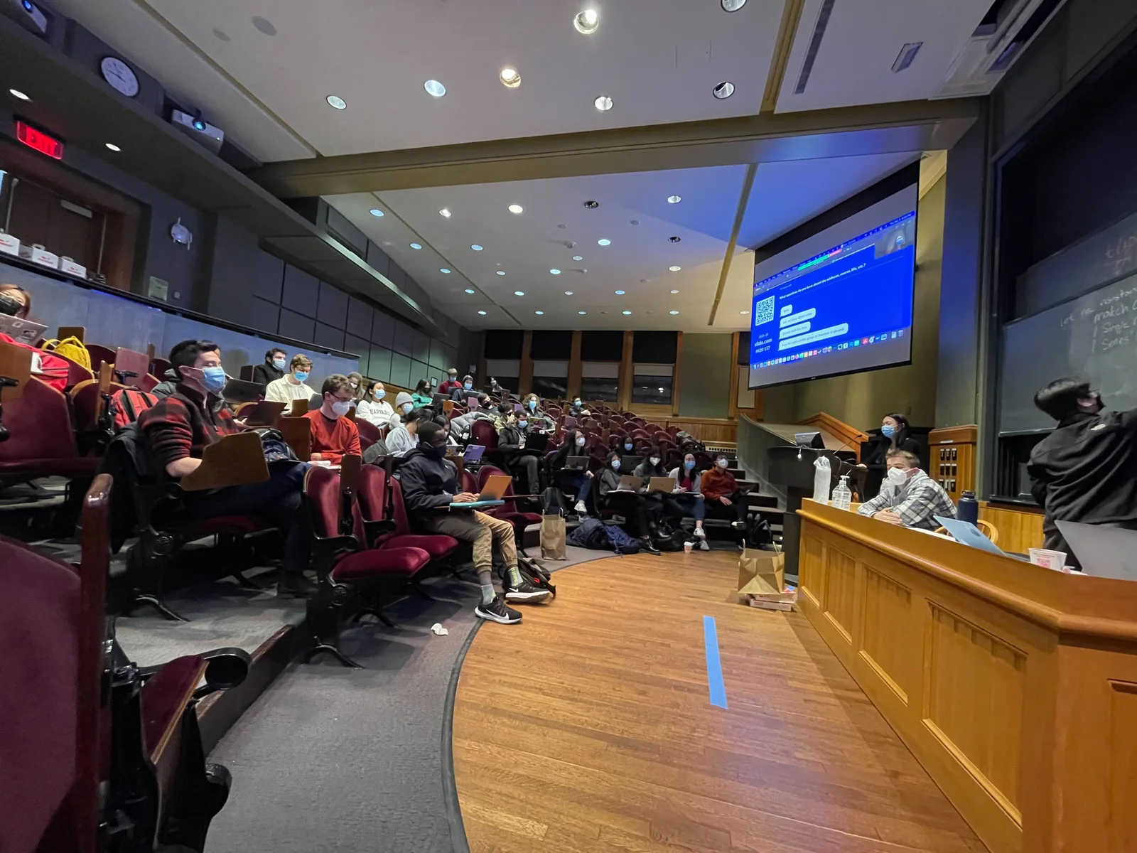 Students gathered at an HCS CS51 study break